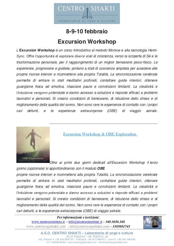 excursion workshop